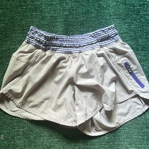 Light purple lululemon shorts